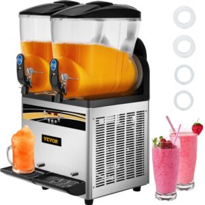 Professionele Slush Puppy machine VEVOR Frozen Drink Machine 2X15